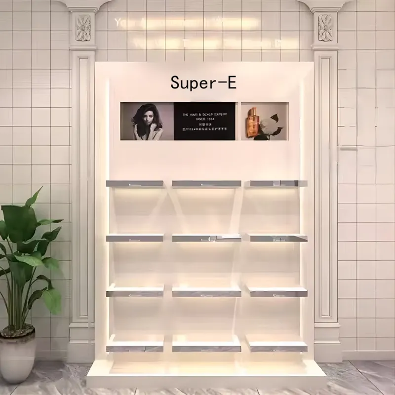 Interior Design Nail Salon - رفوف عرض مستحضرات التجميل لمتاجر التجزئة
