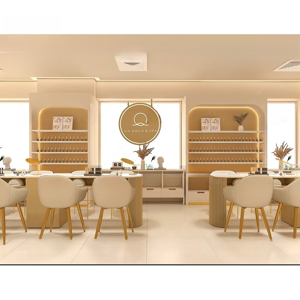 Interior Design Nail Salon - تصميم صالون سبا لفن الأظافر وقفة