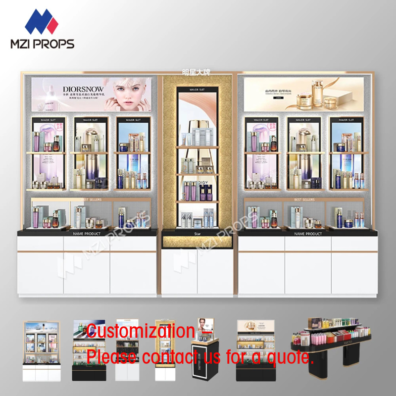 Interior Design Exhibition - تصميم داخلي مخصص لمتاجر مستحضرات التجميل