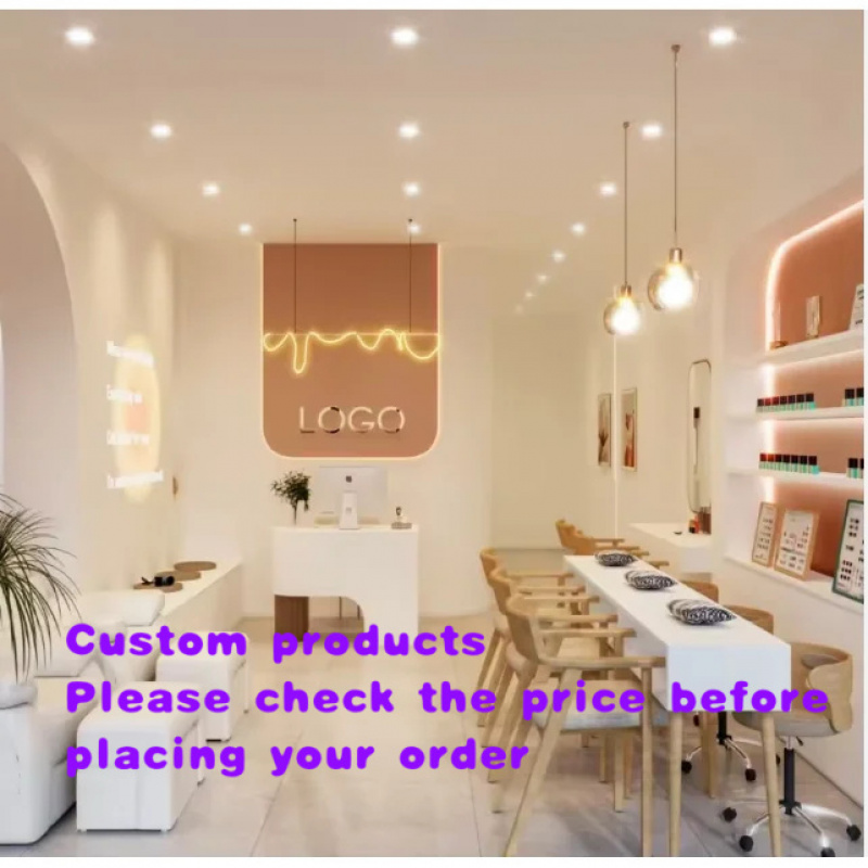 Interior Design Nail Salon - تصميم داخلي ثلاثي الأبعاد لصالون الأظافر