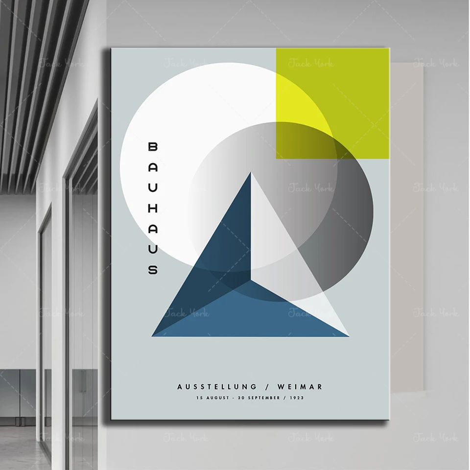 ملصق معرض باوهاوس فايمار بتصمي - مراجعة Interior Design Exhibition وسعره