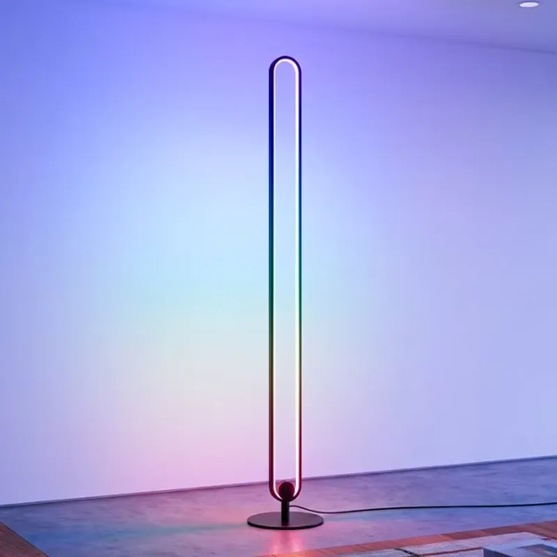 مصباح أرضي LED عصري بتصميم بسي - مراجعة Interior Design Exhibition وسعره