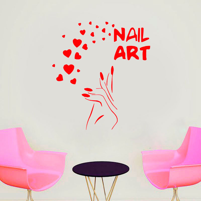ملصقات نافذة فنية للأظافر ، مل - مراجعة Interior Design Nail Salon وسعره