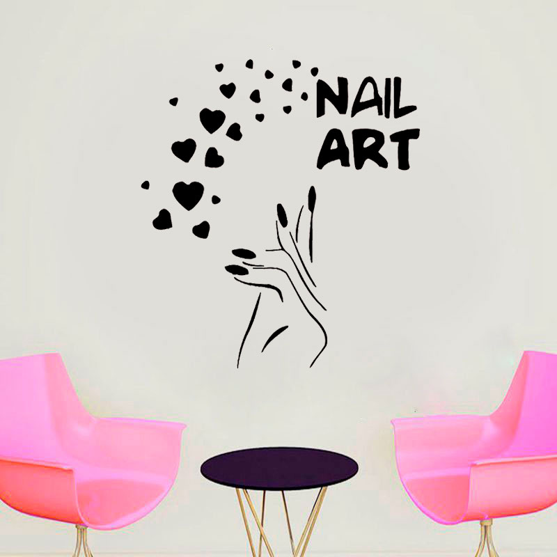 ملصقات نافذة فنية للأظافر ، مل - مراجعة Interior Design Nail Salon وسعره