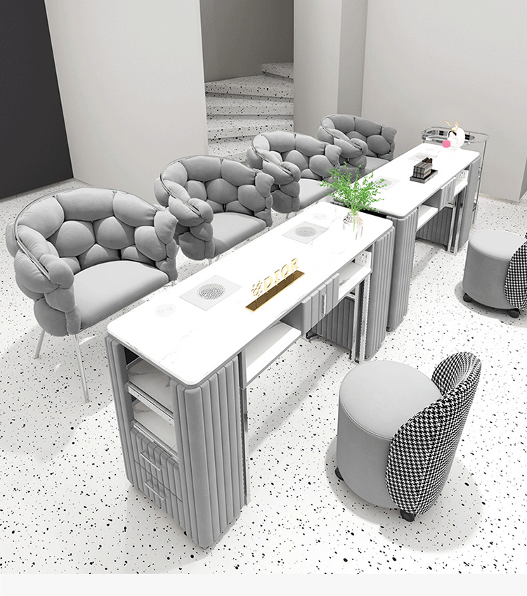 طاولة وكرسي مانيكير للتصميم ال - مراجعة Interior Design Nail Salon وسعره