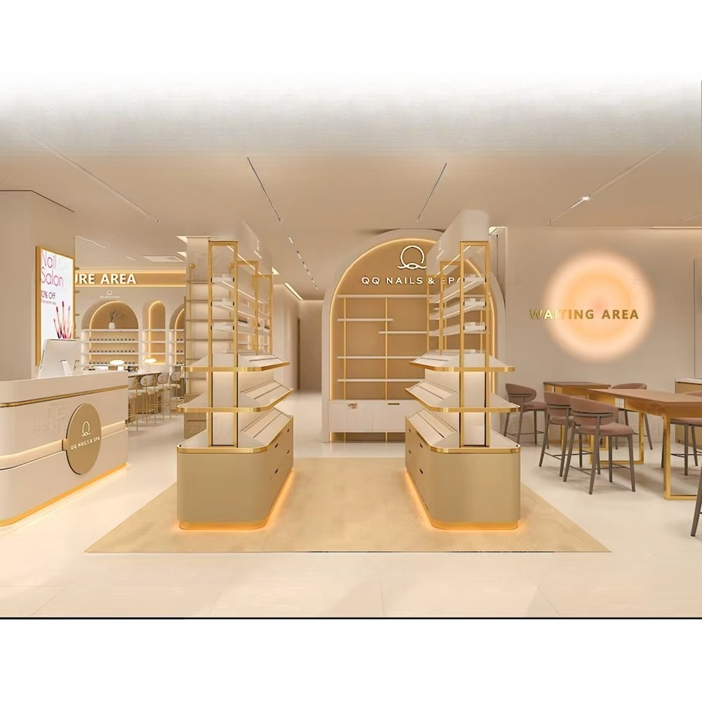 تصميم صالون سبا لفن الأظافر وق - مراجعة Interior Design Nail Salon وسعره