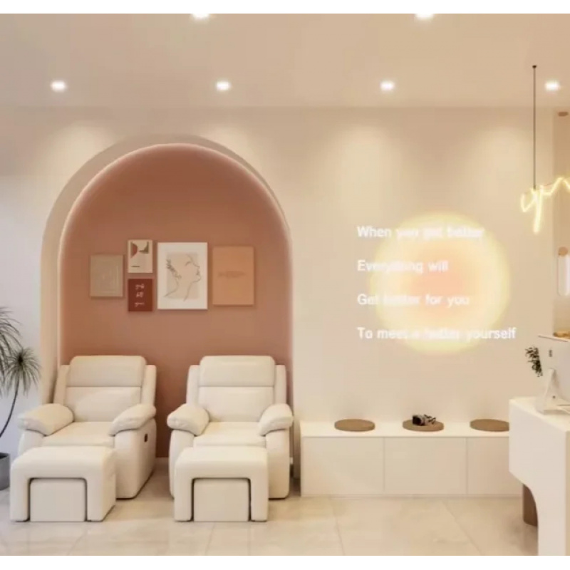 تصميم داخلي ثلاثي الأبعاد لصال - مراجعة Interior Design Nail Salon وسعره